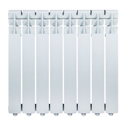 Радиатор алюминиевый Klip 3508, 500х80 мм, 8 секций