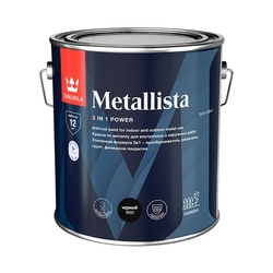 Краска по ржавчине Tikkurila/Tikkivala Metallista черная (2,3 л)