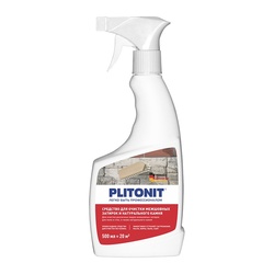 Средство Plitonit для очистки межшовных затирок и натурального камня (0,5 л)