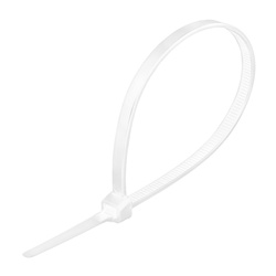 Хомут-стяжка Biber 113630 нейлоновый, белый, 3,6х300 мм (уп.100 шт.)