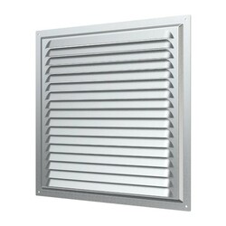 Решетка Era МЦ 300х300 мм, с москитной сеткой, металл оцинк.