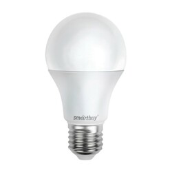 Лампа светодиодная Smartbuy LED E27, груша, 7Вт, 230В, 3000К, теплый свет