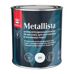 Краска по ржавчине Tikkurila/Tikkivala Metallista A глянцевая (0,8 л)