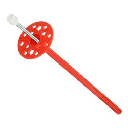 Дюбель-гвоздь для изоляции 10х300 мм (400 шт) с металлическим гвоздем и термоголовкой ГОСТ