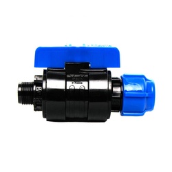 Кран шаровый Spektr компрессионный, комбинированный PN16 НР 20х1/2"