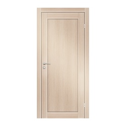 Полотно дверное OLOVI Симпл экошпон Беленый Дуб 900х2000 мм глухое