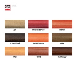 Морилка неводная Pufas Decoself красное дерево (0,5 л)