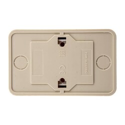 Розетка о/у Ладога SQ1801-0052, 2 гнезда, с/з, светлое дерево